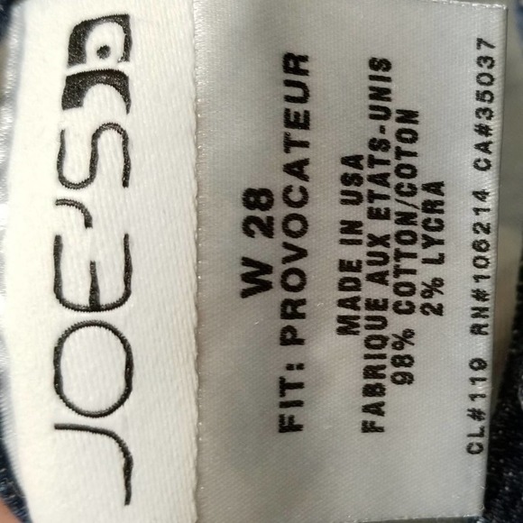 Joe's jeans  provacateur Harvey‎ wash boot cut jeans size 28 - Picture 6 of 6